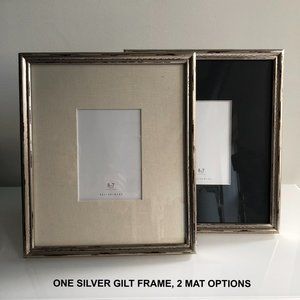 NWOT--Pottery Barn 5x7 Multi-Mat Silver Gilt Frame